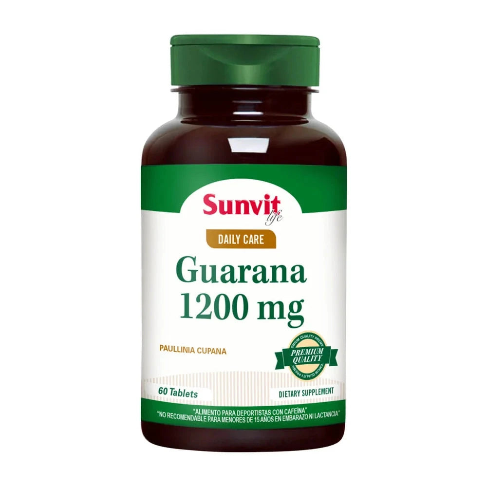 Guarana 1200 mg x 60 Tabletas SUN VIT